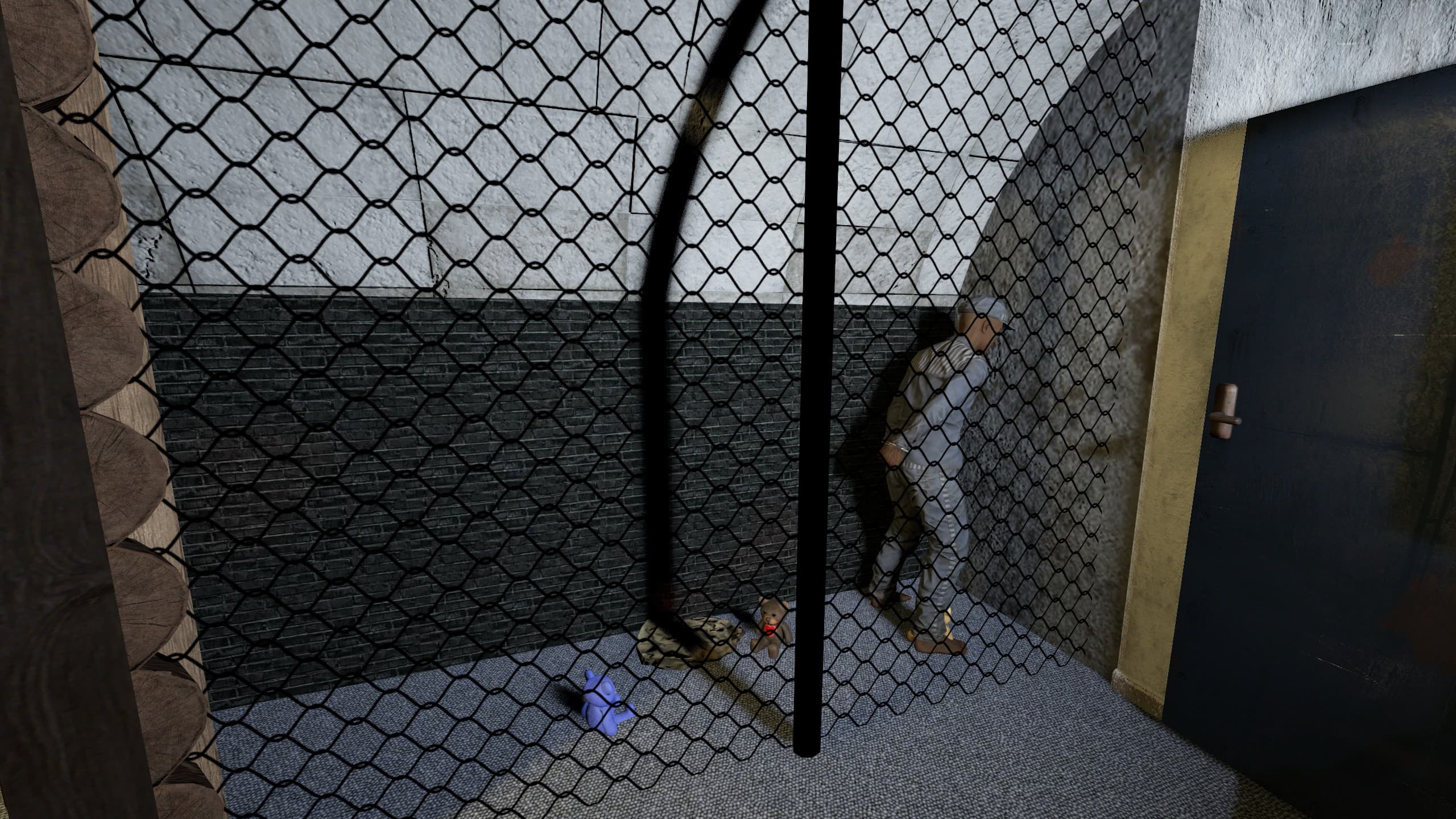Underground base interior