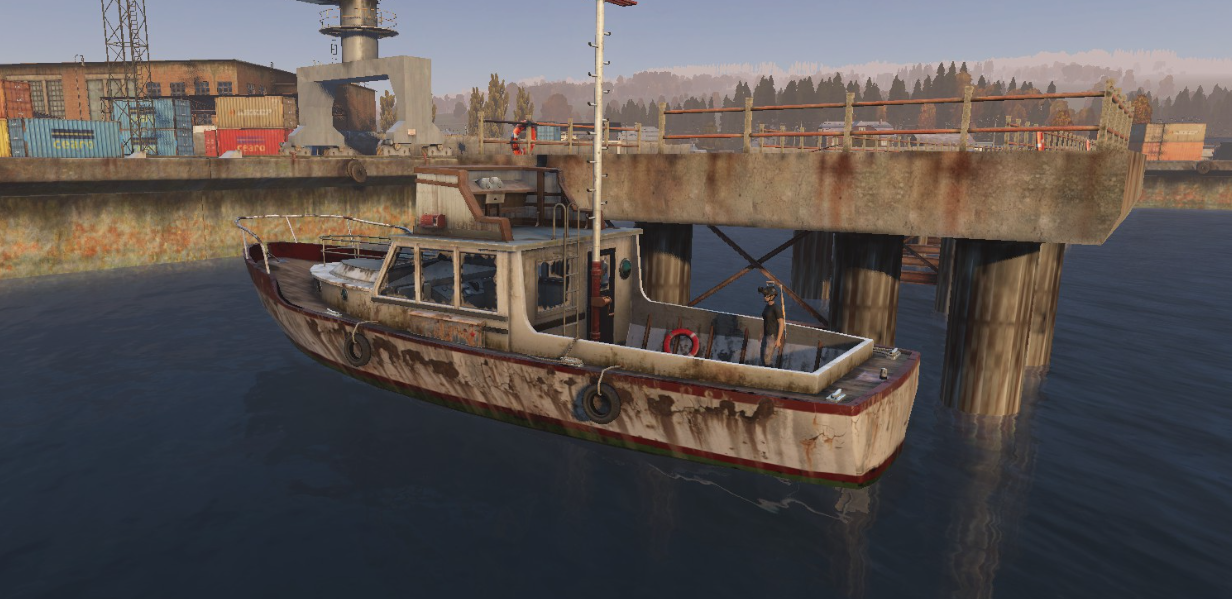 The travel-point boat in Berezino