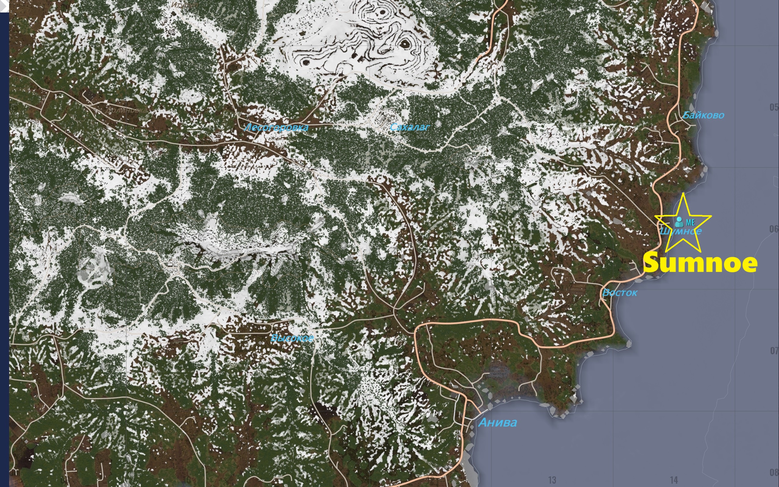 Sumnoe link location
