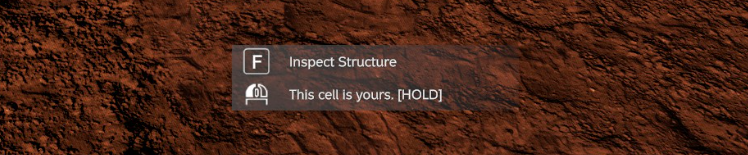 The "This cell is yours." readout on a cube you already own.